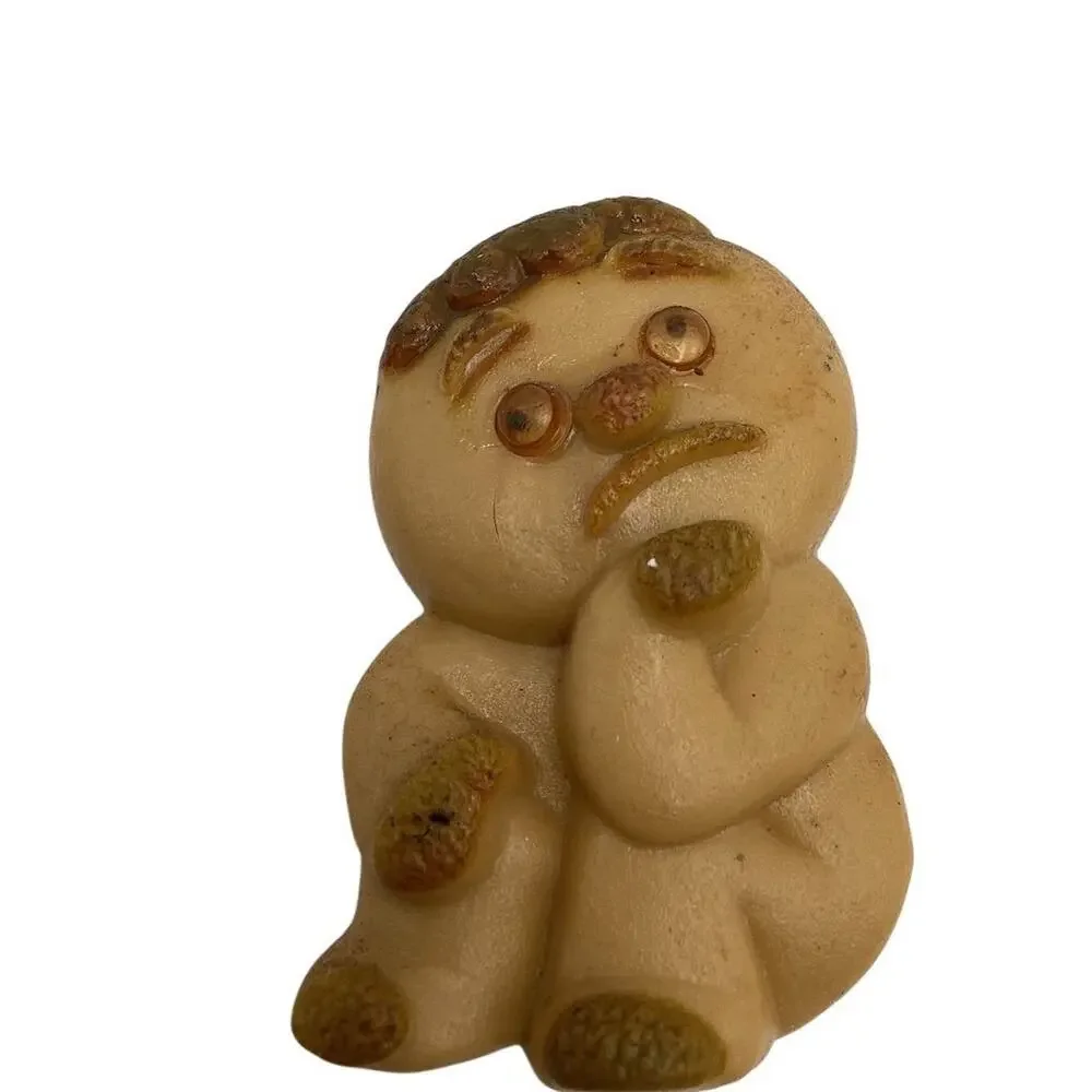 Vintage Gingerbread Man Magnets Set of 5‎ Holiday Decor Multicolor